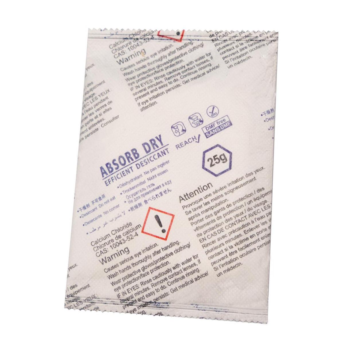 déshydratant absorbant l'eau 0.5g sachet de gel de silice pour kit